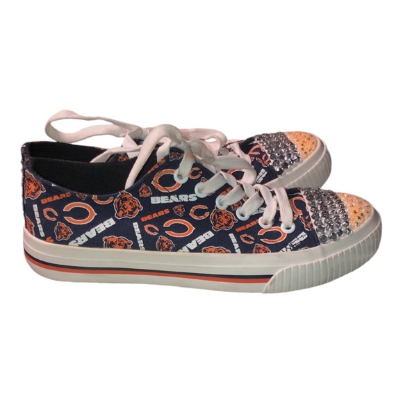 Chicago Bears Custom Bling Sneakers - Picture 8 of 13